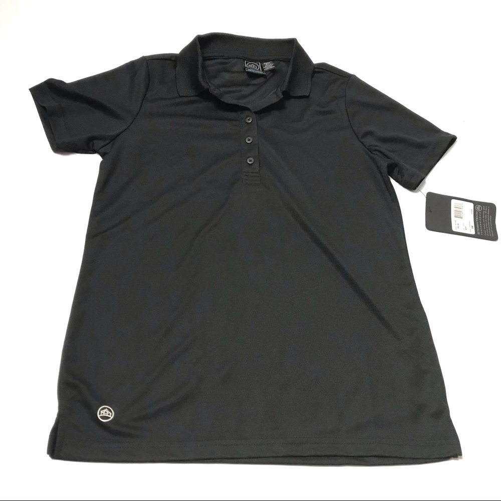 Stormtech Performance Mens Polo Shirt Size M Black